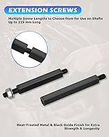 Vista 6 de DAYUAN Juego de extractor de rodamientos de 14 piezas, extractor de volante con funda