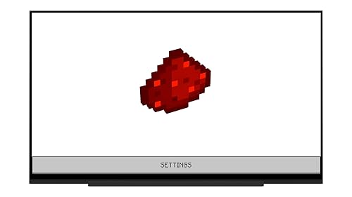 3D Block Craft, Redstone Dust Live Wallpaper | Redstone Dust Screensaver for Minecraft. Pixel Art 8B