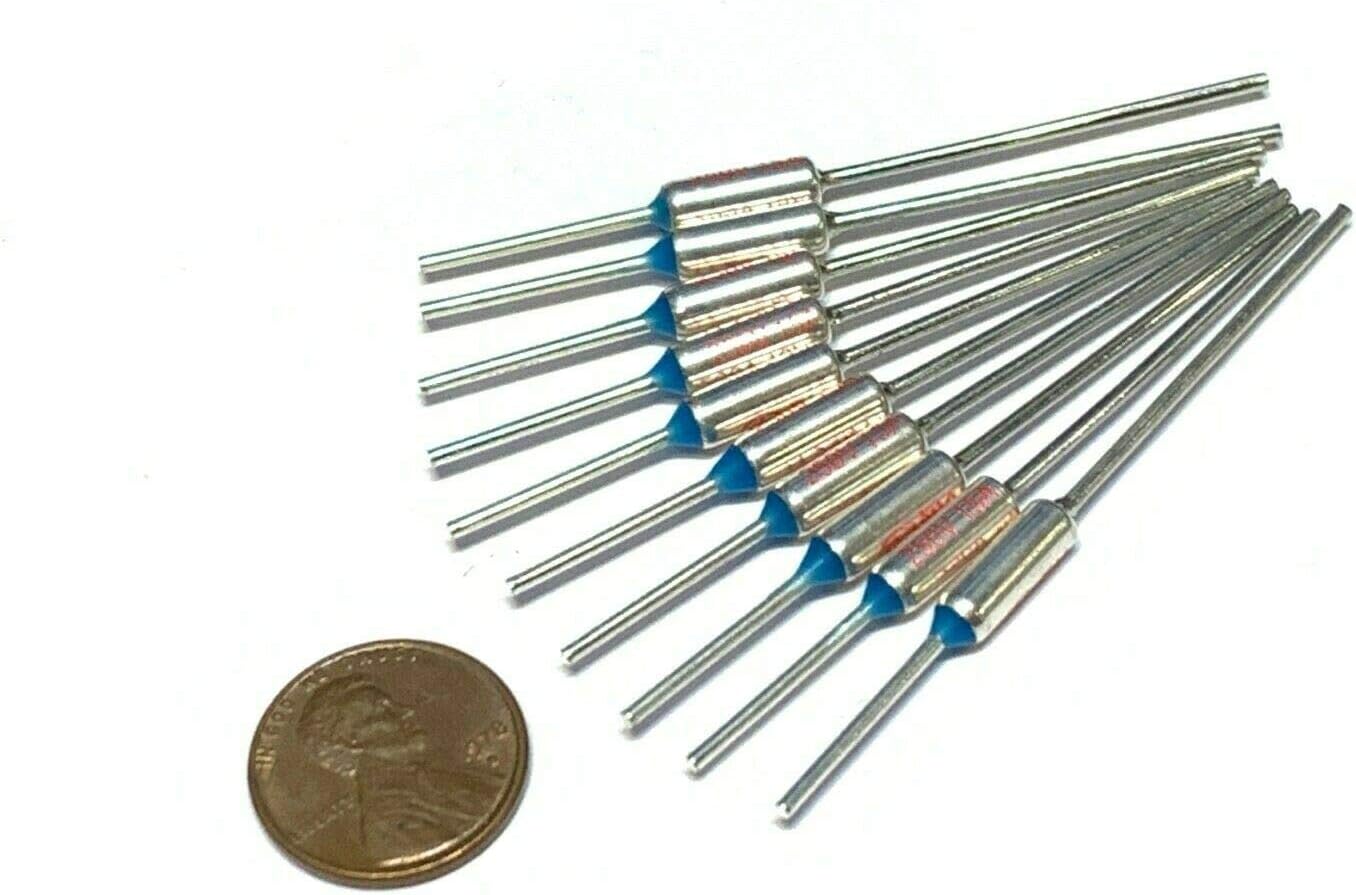 10 Pieces TF 152C 305.6F Thermal Fuse cutoff ry mini micro metal 15A 250V A31