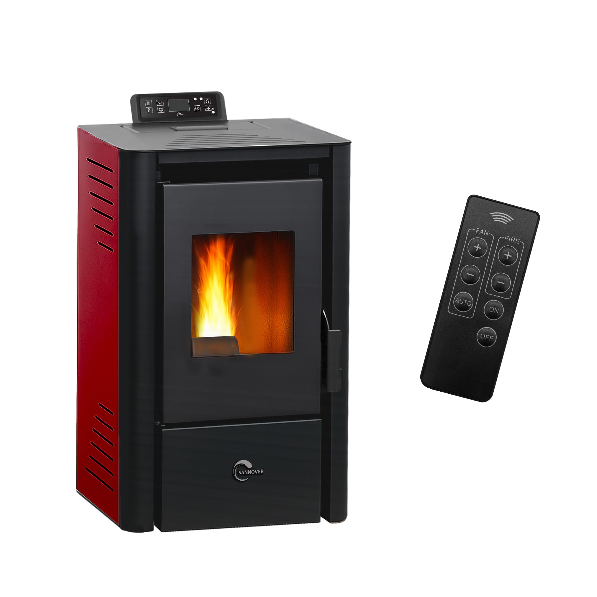 Anita Stufa a pellet ad aria 7,6 kW Bordeaux Sannover