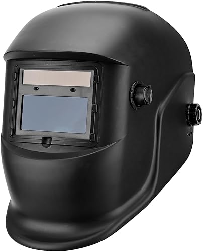 DUTTY Máscara protectora de soldadura, máscara de soldadura de arco de argón montada en la cabeza, atenuación automática solar, rango de sombra