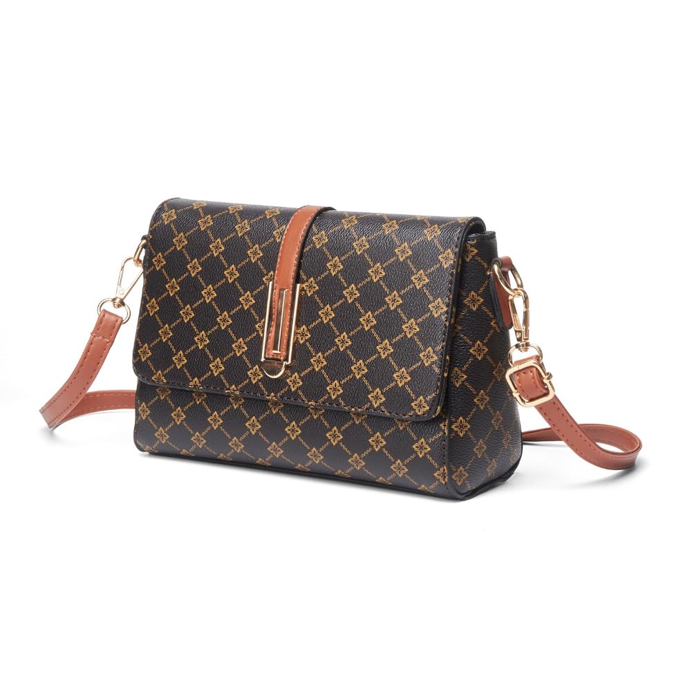 Vegan Leather Shoulder Bag Small Crossbody Bags for Women Designer Cell Phone Bag Wallet Purses Adjustable Strap