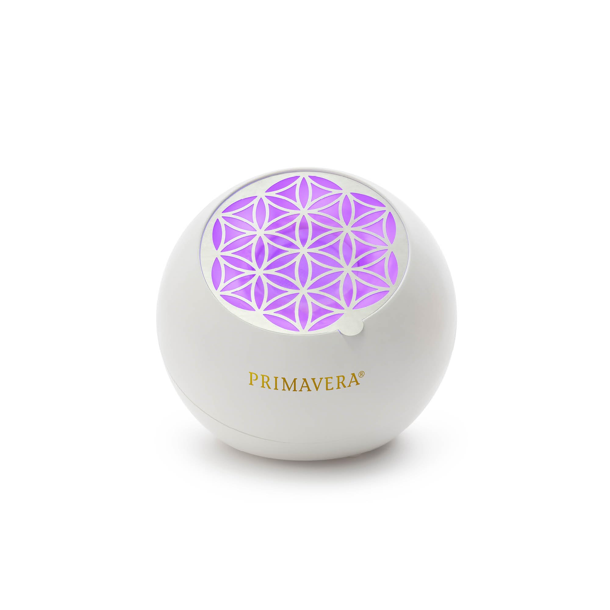 PRIMAVERA Aroma Ventilator Flower – farbenfroher Duftzauber für größere Räume – elektrische Duftlampe, Aromadiffuser, Raumduft – 3 Ventilationsstufen – Aromatherapie