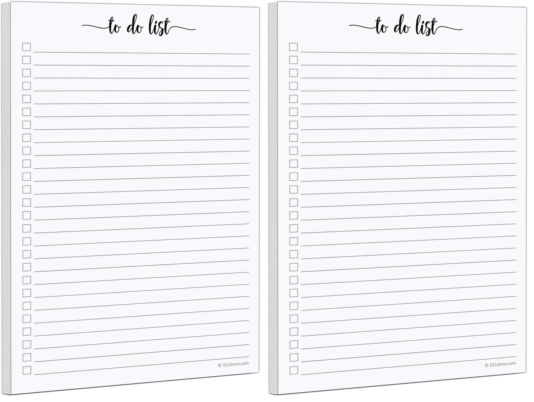321Done To Do List Notepad - 50 Sheets -13