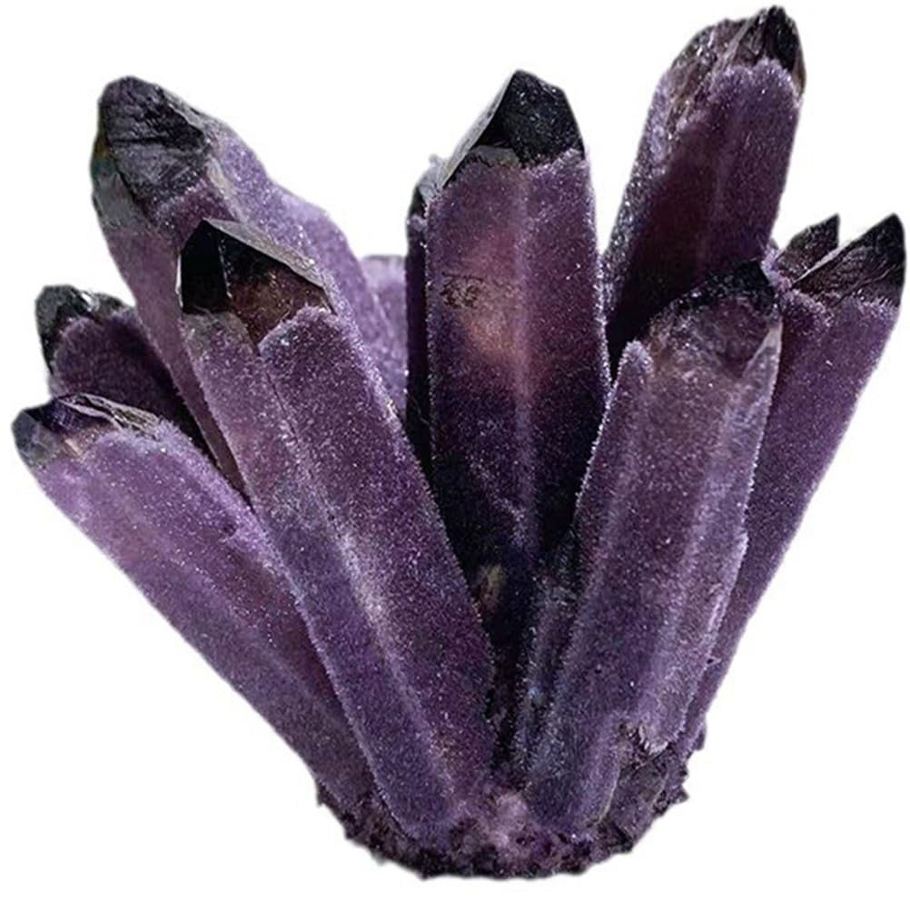 ITCLEYMDZV Amethyst Crystal Cluster Rock, Gemstone Raw Rough Purple Gift Spiritual Room Decor(300-900G),900g
