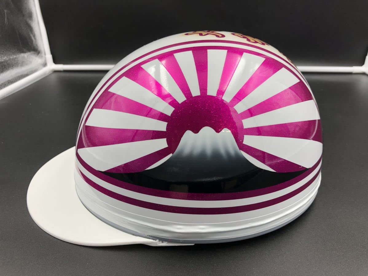 Amazon.co.jp: コルク半 カスタム ペイント 富士 日章 白ピンク ラメ  