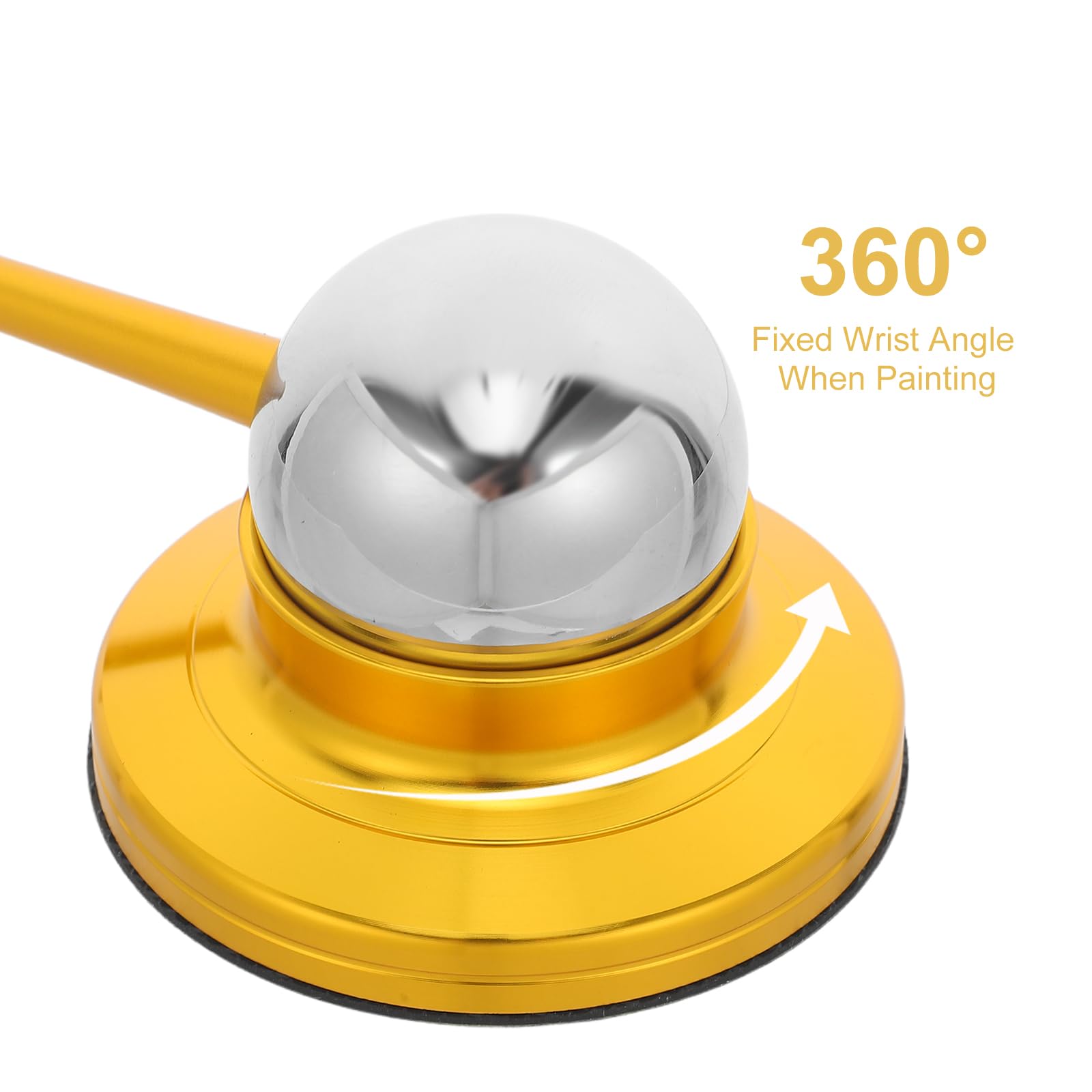 Stabilizzatore Supporto Stabile Modellismo per e Rotazione 360° Manuale in Inossidabile Giallo Hobby e Postazioni da Lavoro Versatili