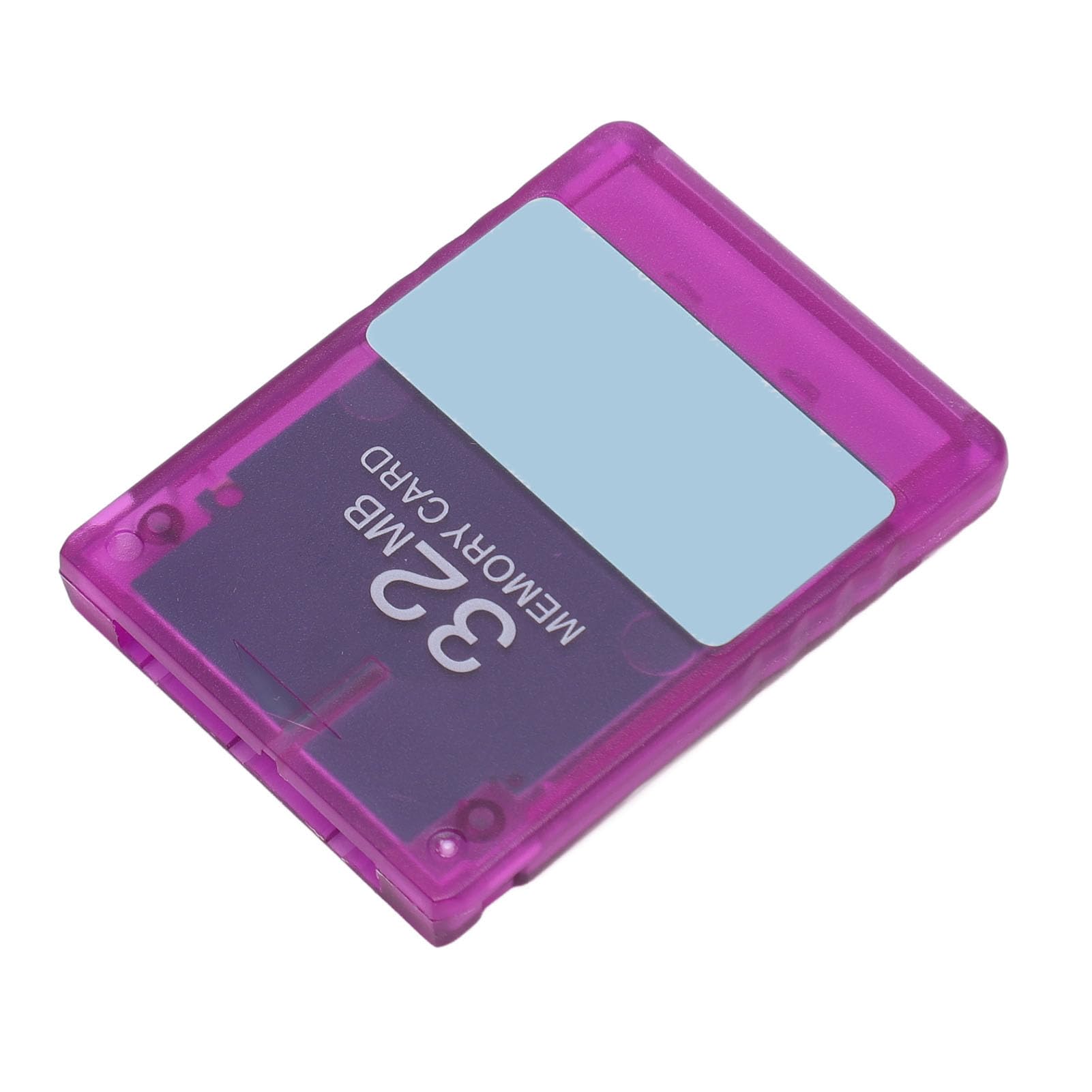 Karta Pamięci do Gier na konsolę PS 2, Bezpłatny Adapter Karty Pamięci Mcboot V1.953, Obsługa SCPH do Gier Retro, Karta Programu ładującego OPL HD Plug and Play (fioletowy)