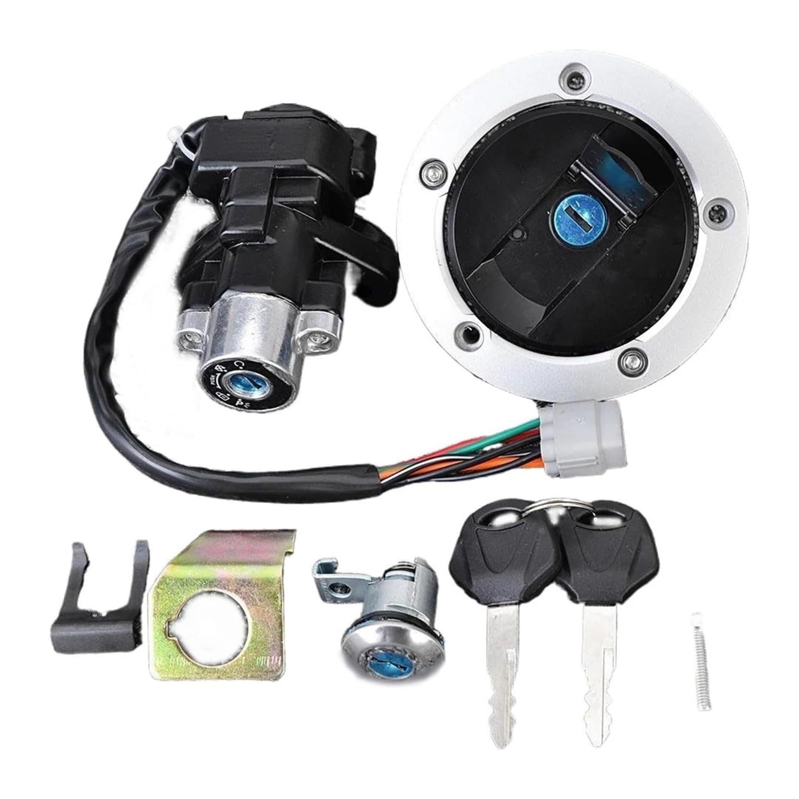 Cerradura De Encendido para Suzuki para DL650 para V Strom 2012-2016 37000-11861 Interruptor Arranque Cerradura Encendido Motocicleta Combustible Tanque Juego Llaves