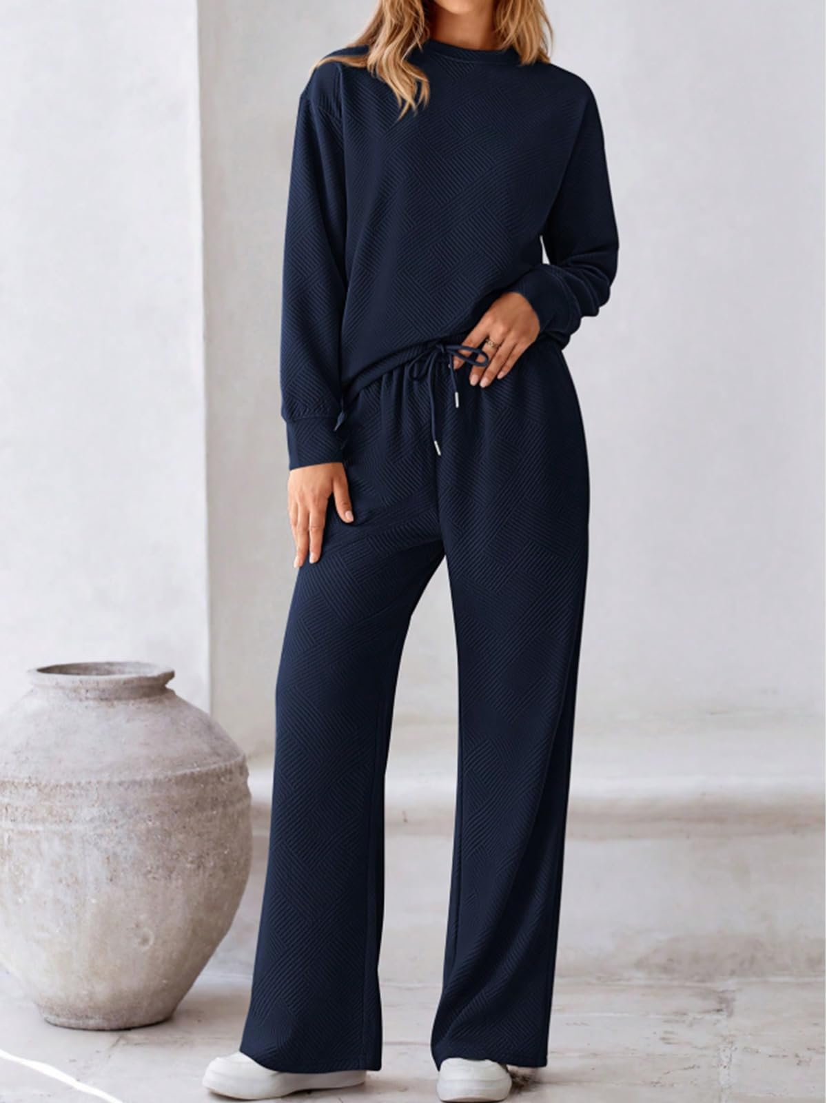 LIAMERHE Damski dres treningowy, luźny, odzież domowa