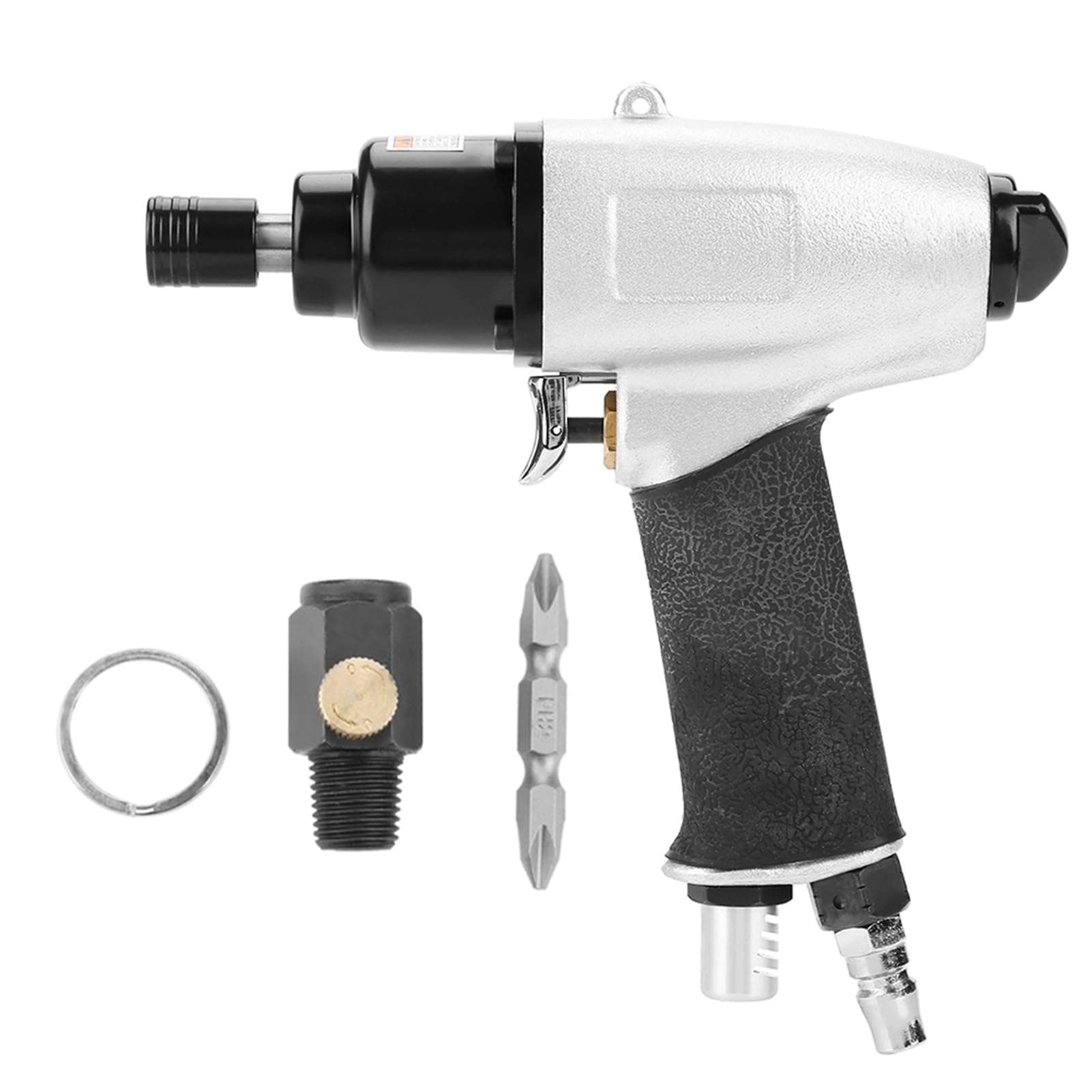 TOPINCN Cacciavite Pneumatico Reversibile da 1/4" con Doppio Colpo del Martello per Un'elevata Efficienza Nella Produzione di Macchinari