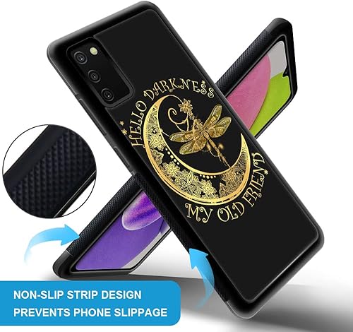 Miniatura 2 de ZHEGAILIAN Funda compatible con Samsung Galaxy S20 FE 5G, Moon Dragonfly Hippie Galaxy S20 FE 5G para niñas, funda antideslizante de TPU suave