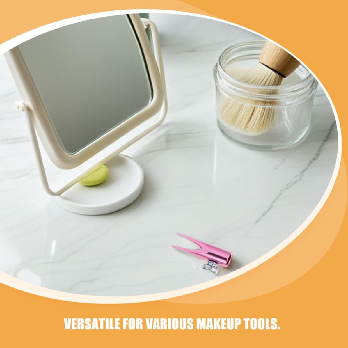 2pcs Aluminum Makeup Pencil Sharpener, Dual U Slot Point Tool