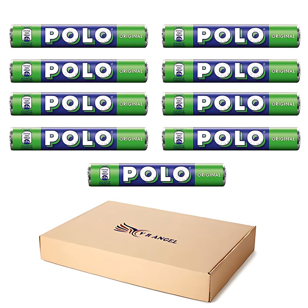 VR Angel 9 Pack Oringinal flavored Mints in VR Angel Box Instant Refreshment Convenient On the Go Snacking for Fresh Breath Anytime