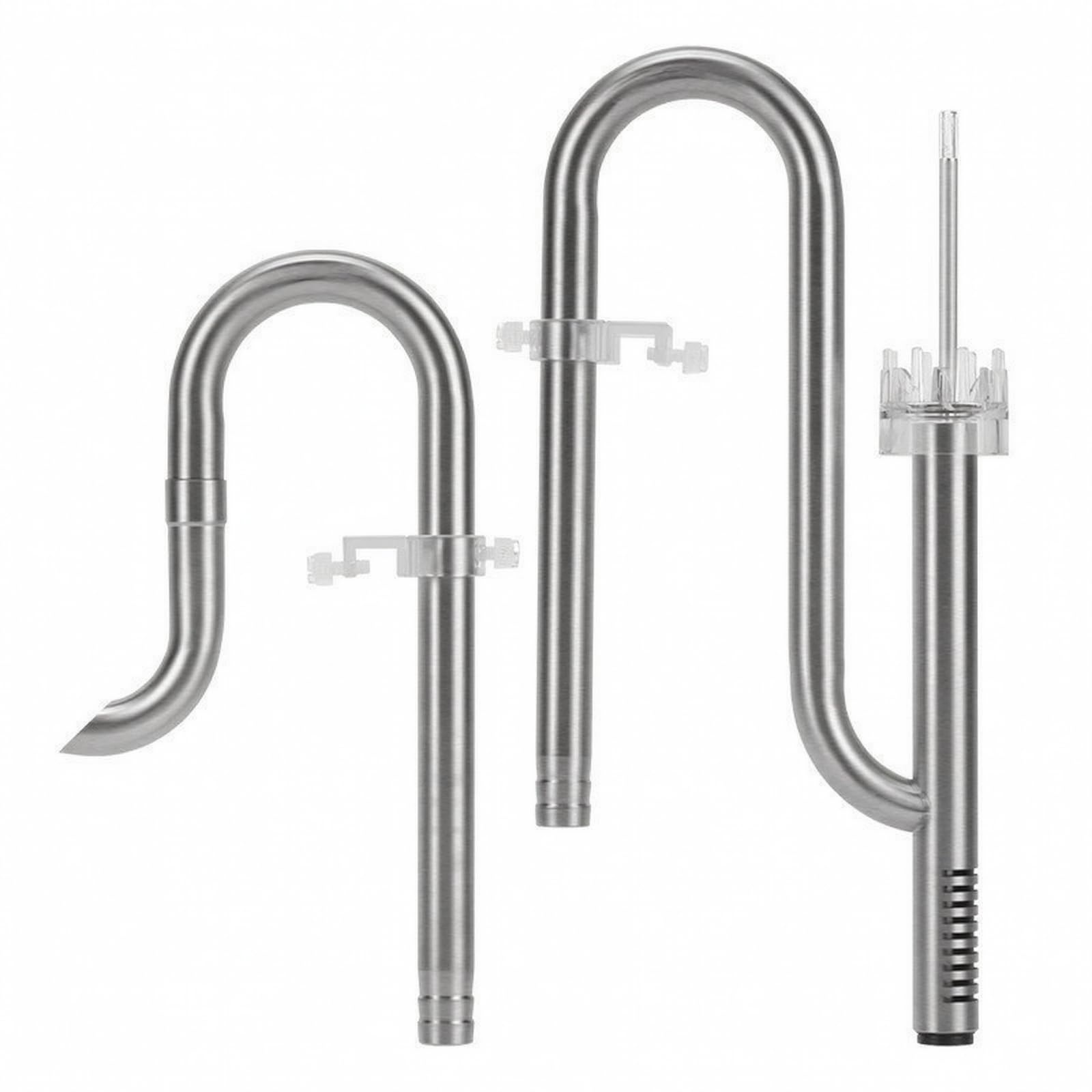 Aquarium Surface Skimmer Kit Tubi per Acquario Skimmer di Superficie Tubo a Collegamento a Canistro Esterno Acciaio, Set Di Rimozione Olio Da 16 Mm, Modalità Superiore