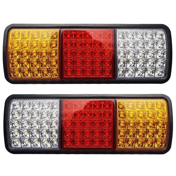Par De Luc LED Traseras Impermeabl Para Coche, 36 Luc LED Traseras De 12V Para Remolque, Camión, Barco, Caravana, 2 Unidad - AliExprs 34
