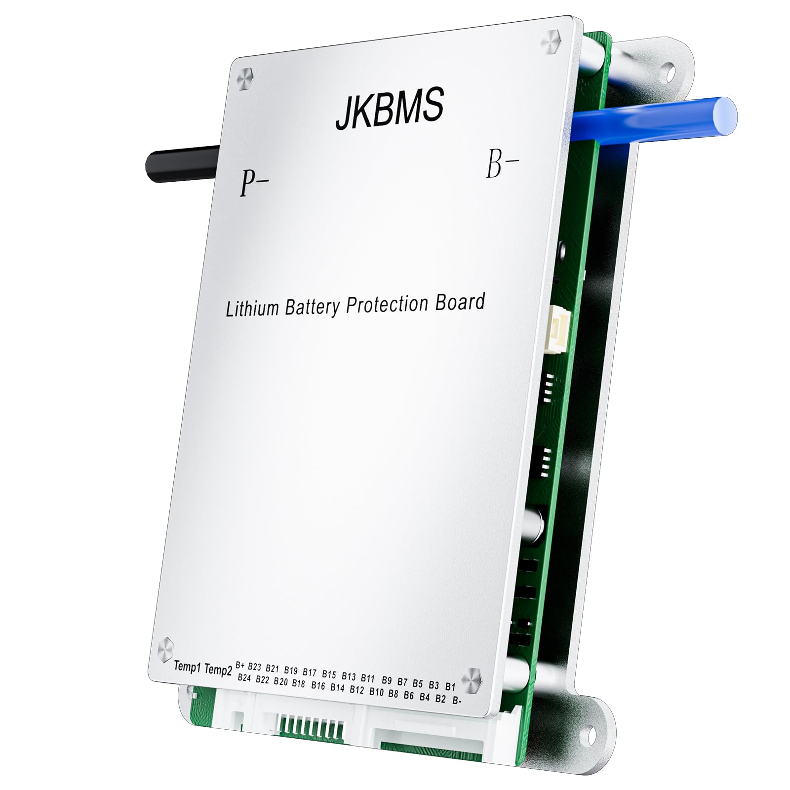 JKBMS Smart BMS 8S-17S 24V-60V 40A 0.4A Aktives Balance-BMS mit eingebautem Bluetooth und RS485 Batterieschutzplatine für Li-Ion,LiFePO4 und LTO Lithium-Akkupacks (JK-BD4A17S4P)