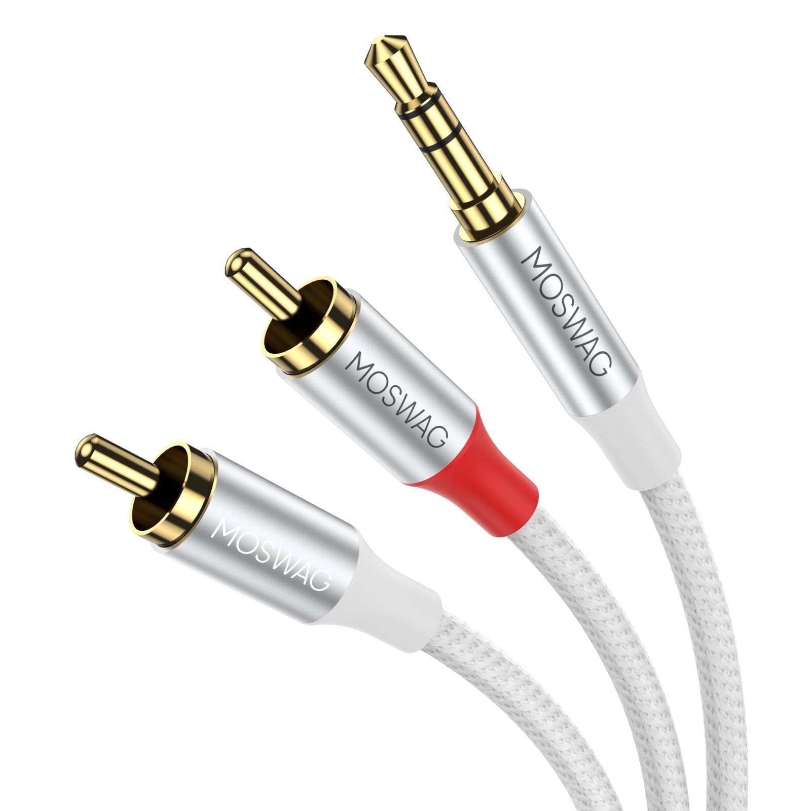 RCAケーブル　伝説の名手による高音質　インアクースティック製1.5m ドイツ Amazon | MOSWAG RCAケーブル、2 RCA〜3.5 mmオーディオケーブル10 ft