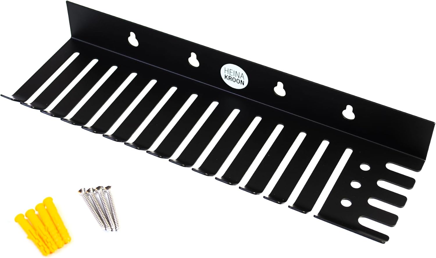 Heinakroon Eurorack Patch Cable Holder Wall Mountable 14 Slots w/Accessory Shelf, Right