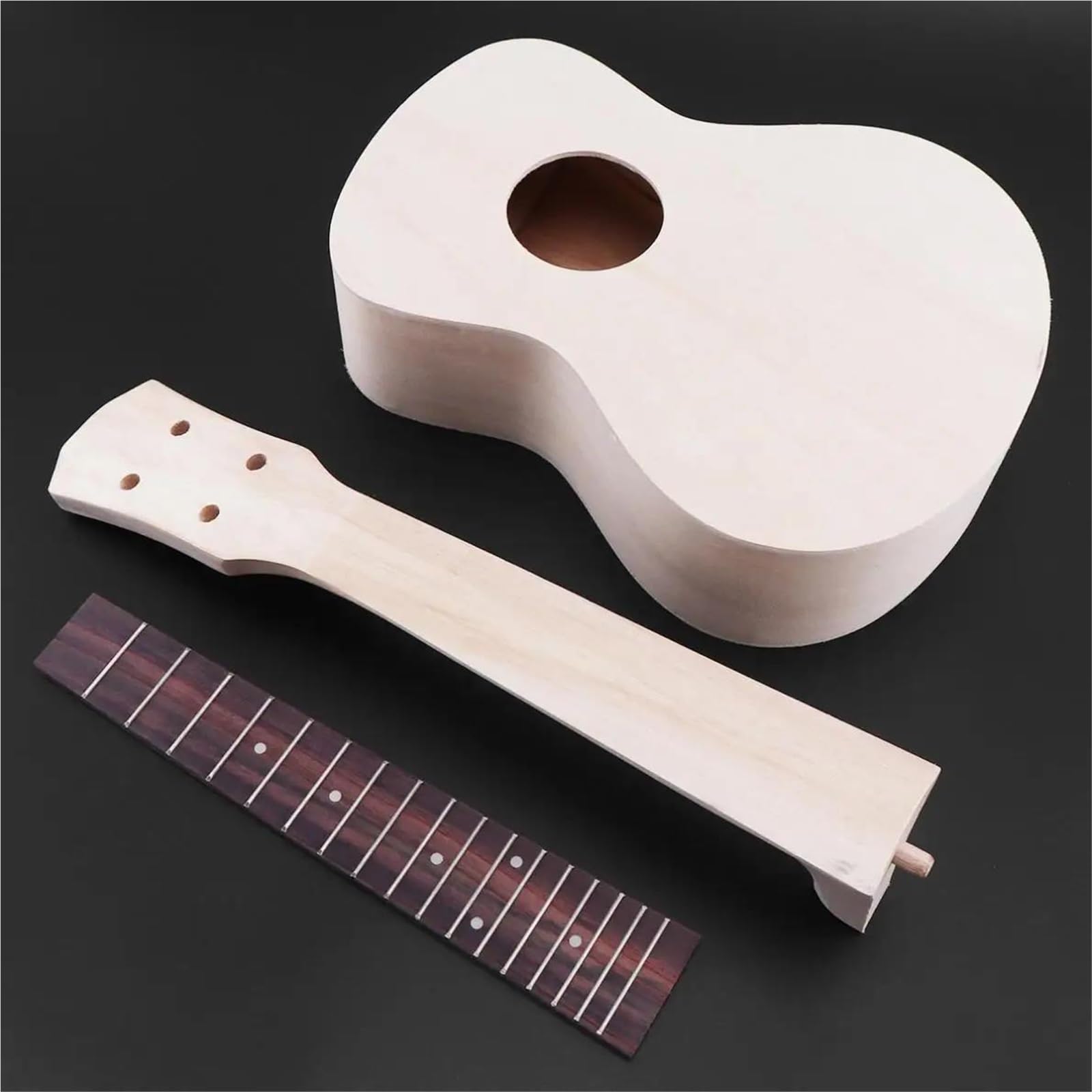 Ukulele Instrumenty Muzyczne Zestaw Ukulele 23 Cale DIY Z Podstrunnicą Palisandru Części Do Instrumentów Muzycznych Dla Początkujących Malowania Ręcznego