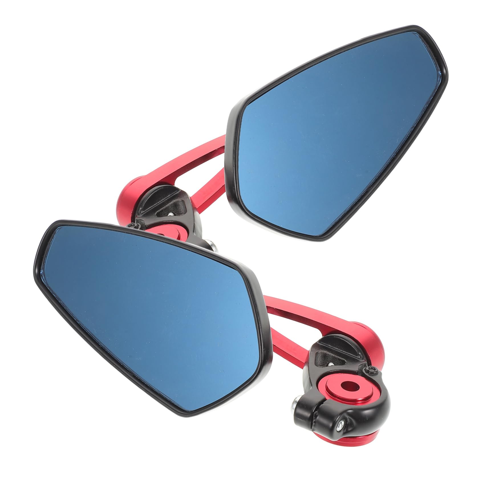Espejo Ajustable para Aluminio de Aleación Retrovisor Motocicleta Ángulo de 22mm Manillar en Scooter y Bicicleta