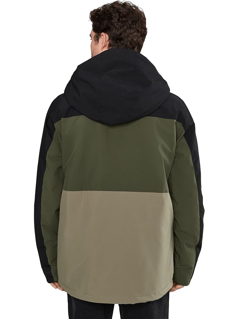 Black Quiksilver Sycamore Block 20k Snow Jacket