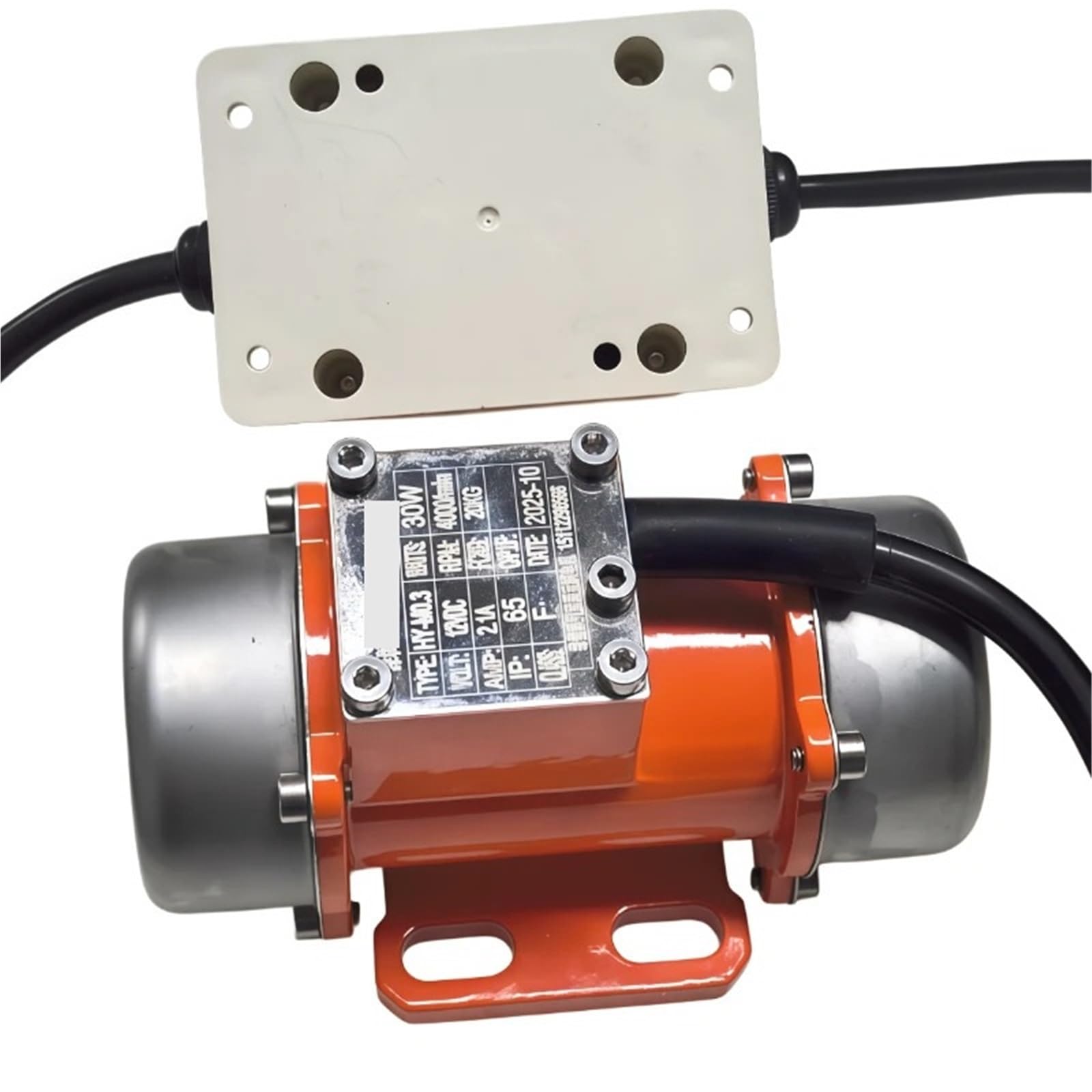 15 W ~ 50 W 12 V / 24 V bezszczotkowy silnik wibracyjny prądu stałego Wibracje 10 ~ 30 kg 5000 obr./min z regulatorem prędkości do podajnika, ekranu | Silnik (24 V, 40 W)