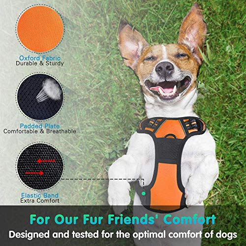 Eagloo Dog Harness for Large Dogs No Pull, Front Clip Dog Walking Harness with Reflective Adjustable Soft Padded Vest… - Image 4