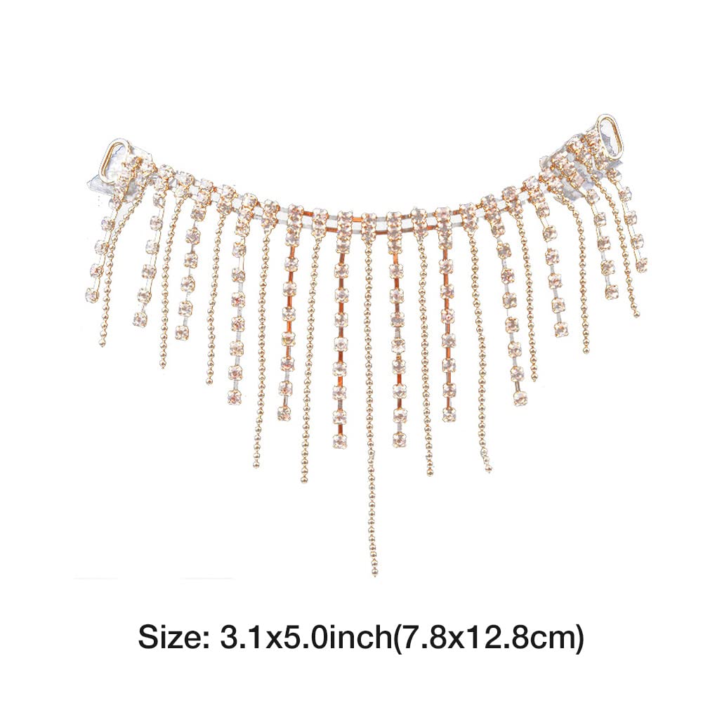 1m Strass Chaîne Corde Bordure Transparent Cristal Artisanat DIY Décoration