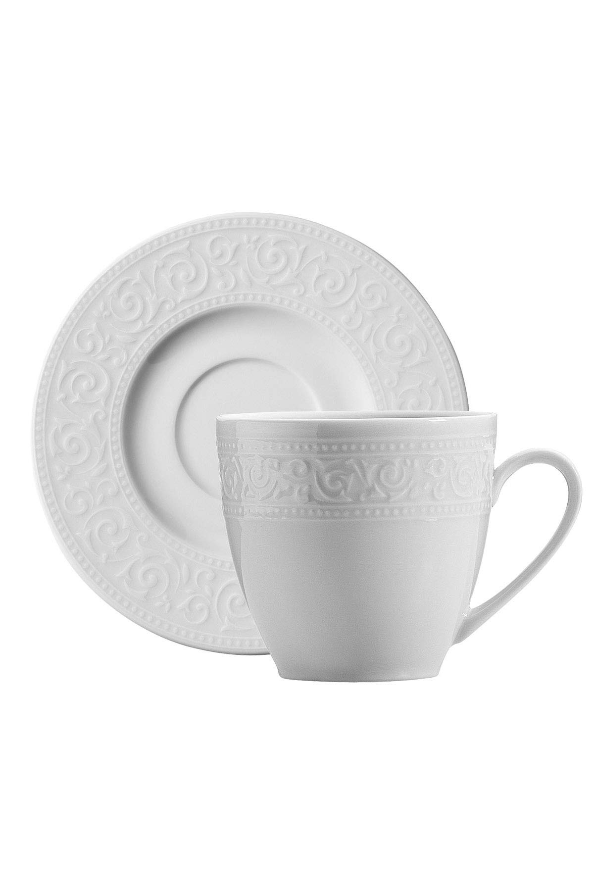 Albalù Set Tazzine Caffè con Piattino in Porcellana – 6 Tazzine Colorate Lavabili in Lavastoviglie, Tazzine Caffè Particolari per Casa o Regalo