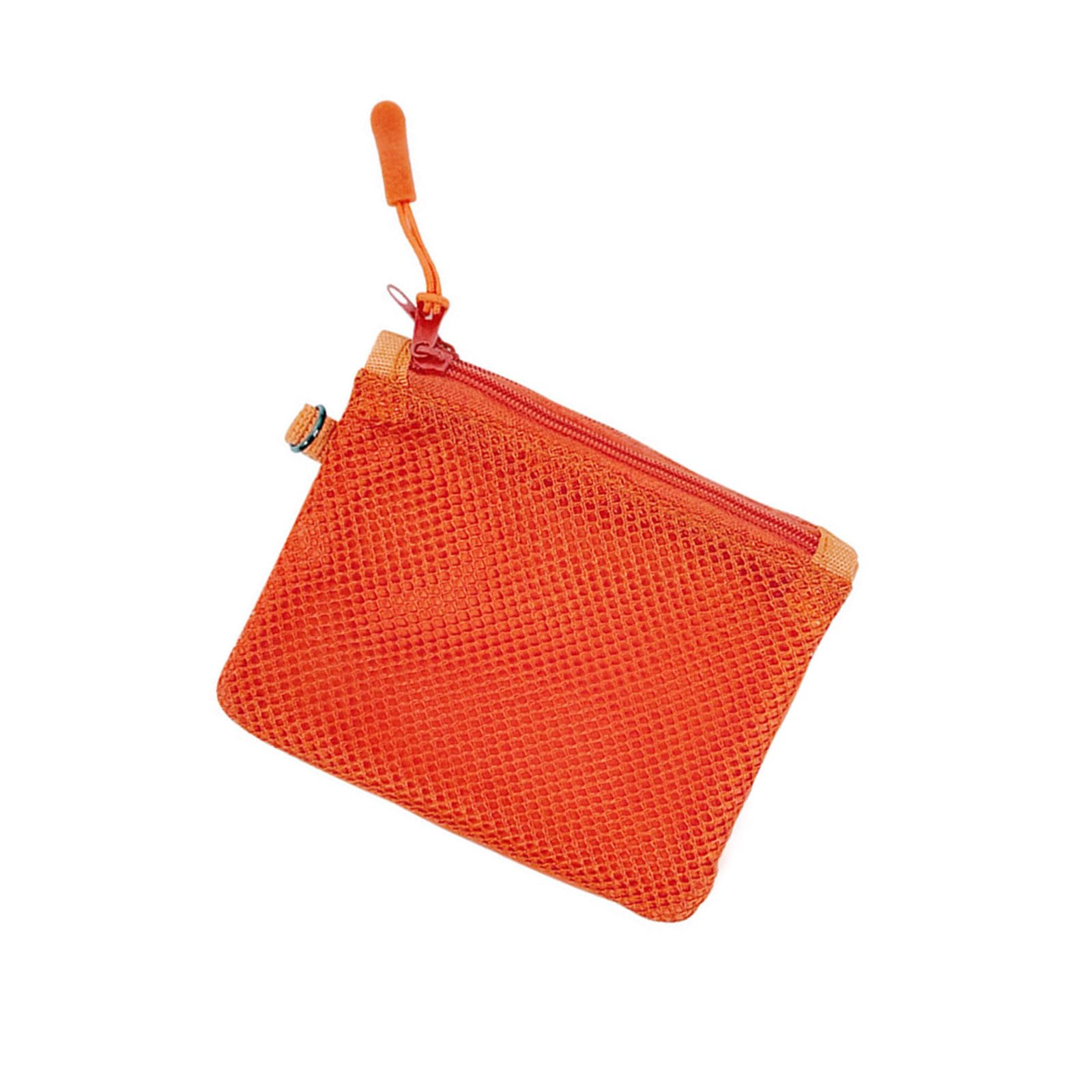 Jazuaiao Miniature Grids Storage Pouches with Double Zippers Pockets for Essential Travel Accessories Carry Solution Sturdy Meshes Travel Organizers