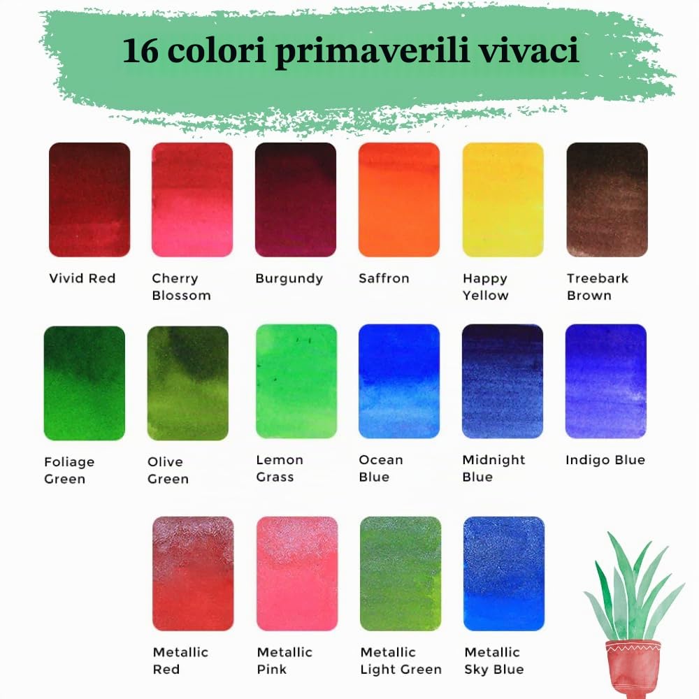 Viviva - Fogli di Colore - Set Di Primavera