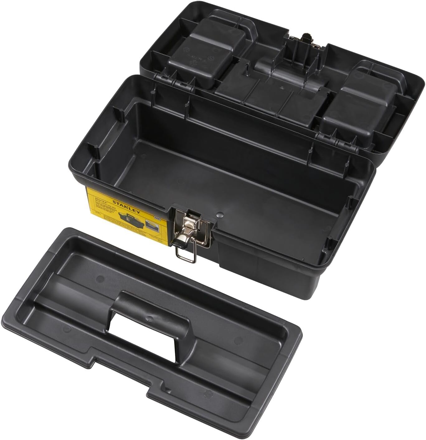 STANLEY 2000 Series Toolbox with Metal Latch, 2 Lid Organisers