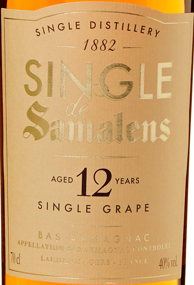 Samalens Bas Armagnac Single 12 Ans - 700 ml