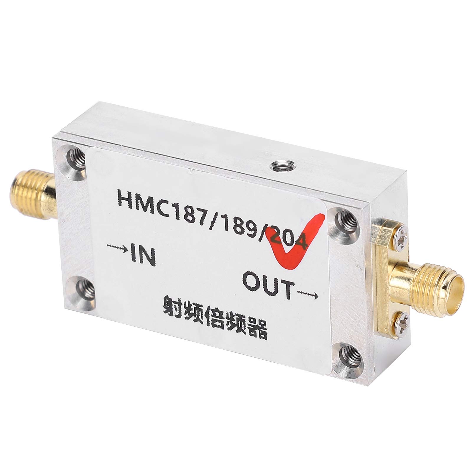 Frequenzverdoppler Aluminiumlegierung Rf-Funkvervielfacher Funkverstärker Widerstand Frequenzverdoppler Hohe Eingangsleistung Geeignet für Heimindustrie Ladenübertragung Breitband