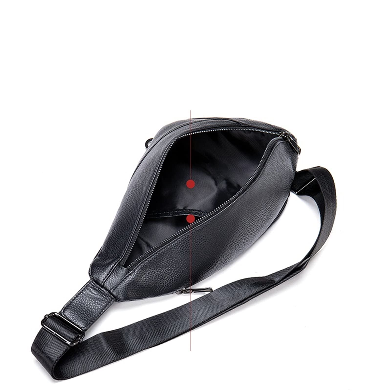 Mochila cruzada impermeable para hombre, mochila diaria, mochila, 1 color, Talla única