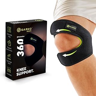 Knee Brace Plus Size, Dual Patella Tendon Support Strap, Adjustable Neoprene Stabilizer for Meniscus Tear, Arthritis, Tendonitis, MCL, ACL, Pain Relief, Recovery, Running, Men & Women; XL /2XL