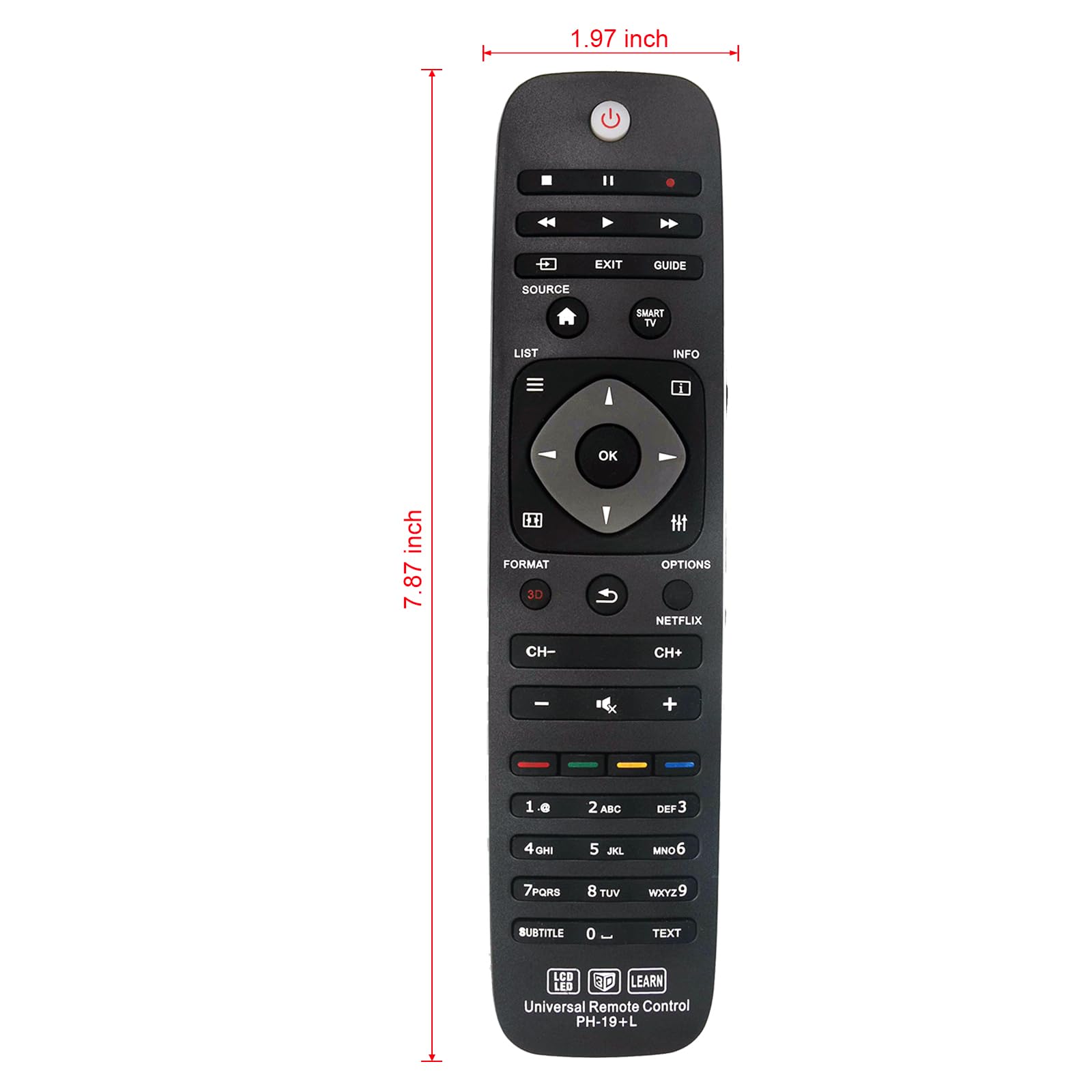 Amazon.com: Universal Replacement Remote fits for Philips TV, LCD