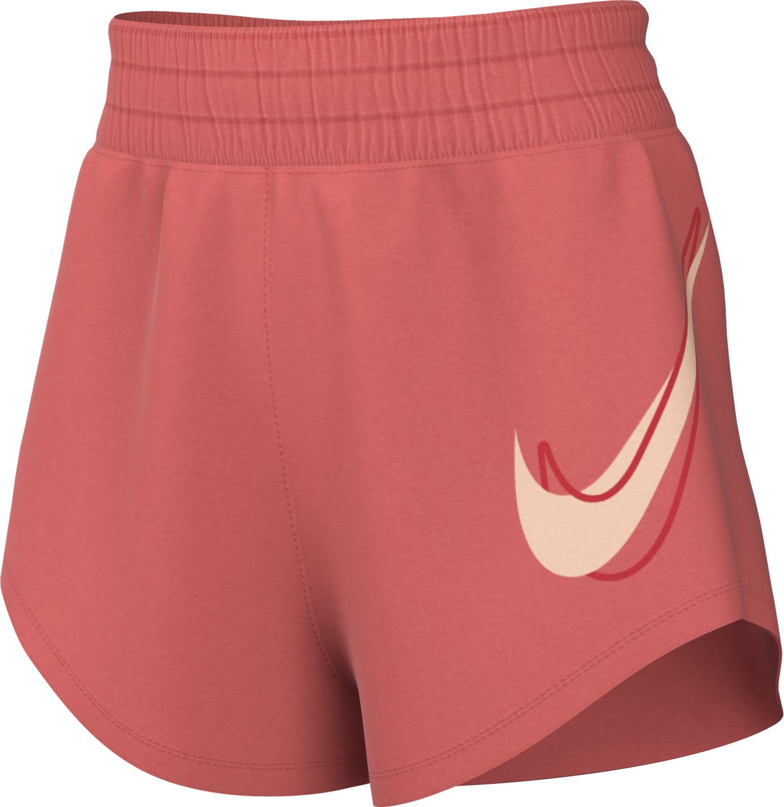 NIKE One Pantalón Corto de Running de Talle Medio con Malla Interior Dri-fit - Mujer - Shorts Mujer