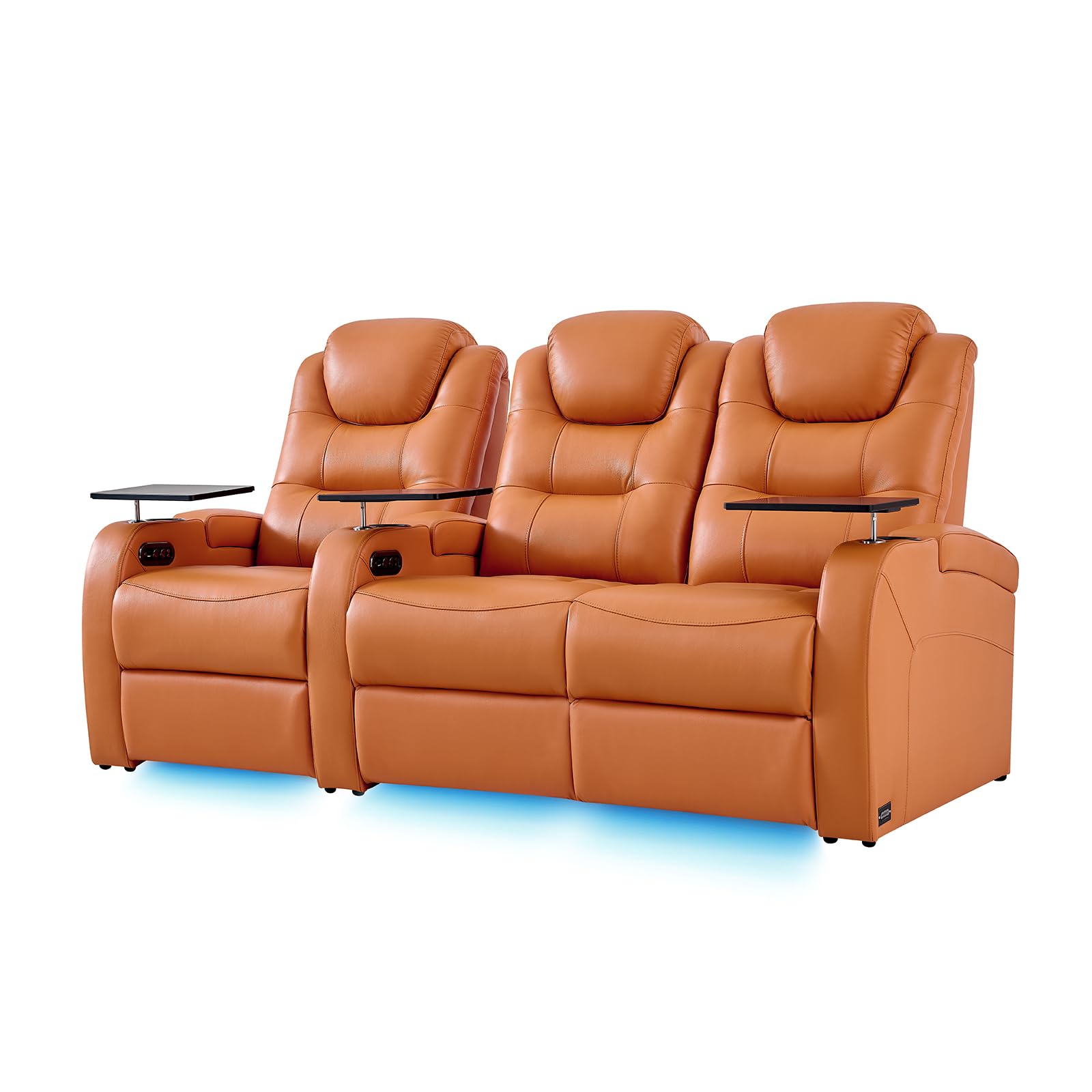 comfiroom Home Theater Seating Top-Grain Leather