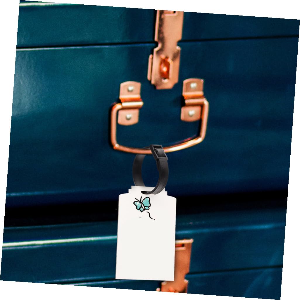 Etichette per Bagagli Vuote Fai da Te 30 Pezzi in Density Board | Compatibili Trasferimento Termico, Bianco, per Zaini e Valigie, Business e Vacanze