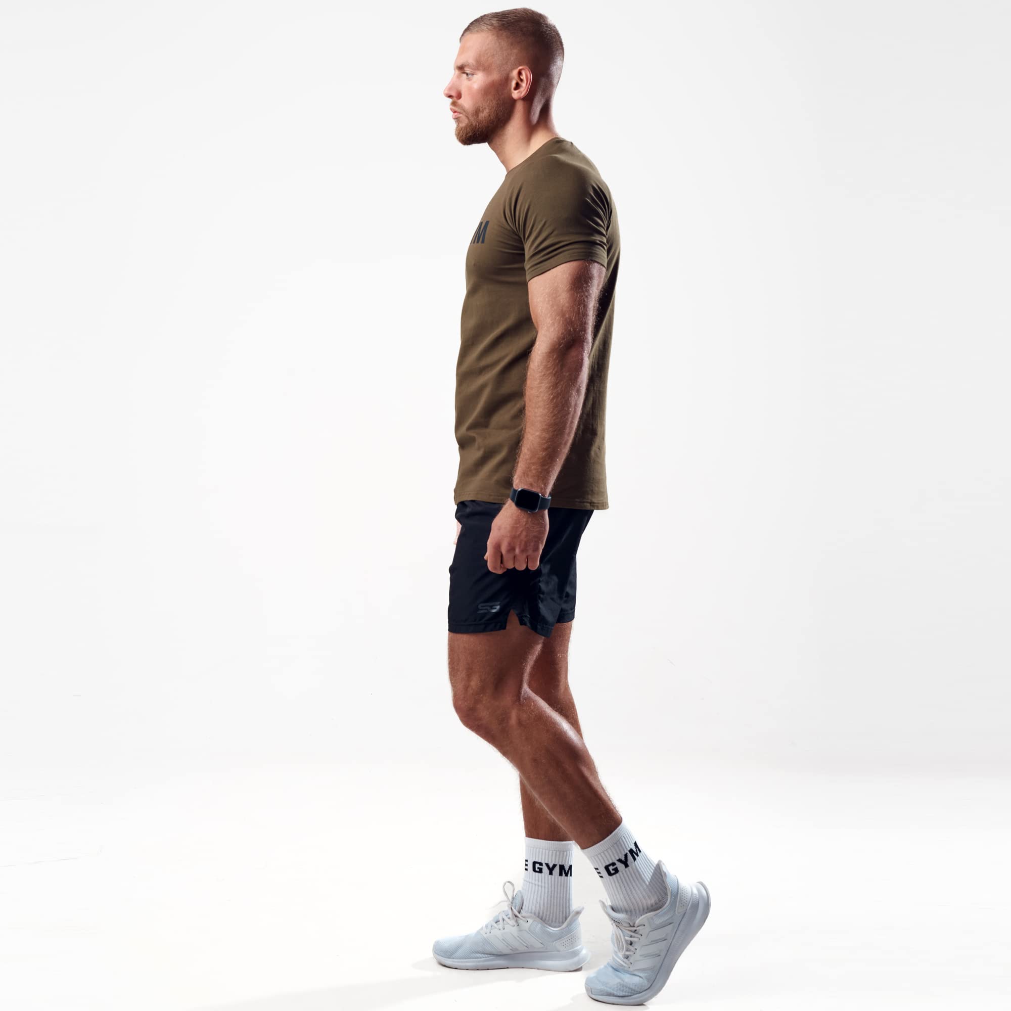 Satire Gym - Pantalones Cortos de Deporte para Hombre con Bolsillos - Pantalones Cortos Deportivos para Hombre como Pantalones de Correr (Running, Culturismo, Fitness)