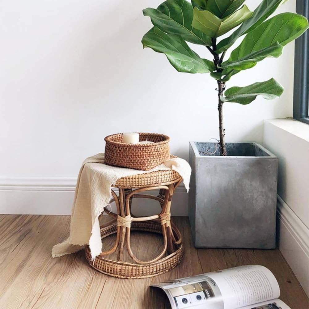 籐製卵型バスケット チェーン付き Amazon.co.jp: DECHOUS 卵 バスケット 模造品 籐 編み物