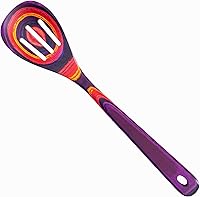 Vista 11 de Totally Bamboo Baltique Waikiki Collection - Espátula ranurada de madera de 12-1/2", segura para antiadherente