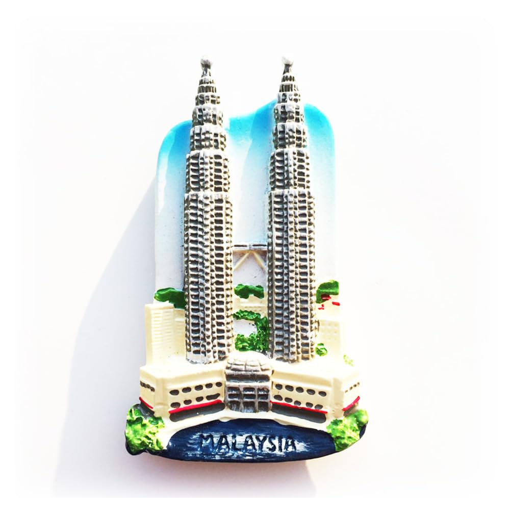 Szbxt-0517 Petronas Twin Towers Kuala Lumpur Malaysia Magnet Kitchen Fridge Decorated Magnet