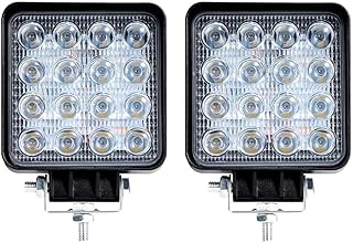 LED Light Bar, 4Inch 48W LED Pod Light Square Spot Work Light Offroad Light Led Fog Light Truck Light Driving Light Boat Lighting for Truck Pickup SUV 4WD ATV UTV(2pcs)