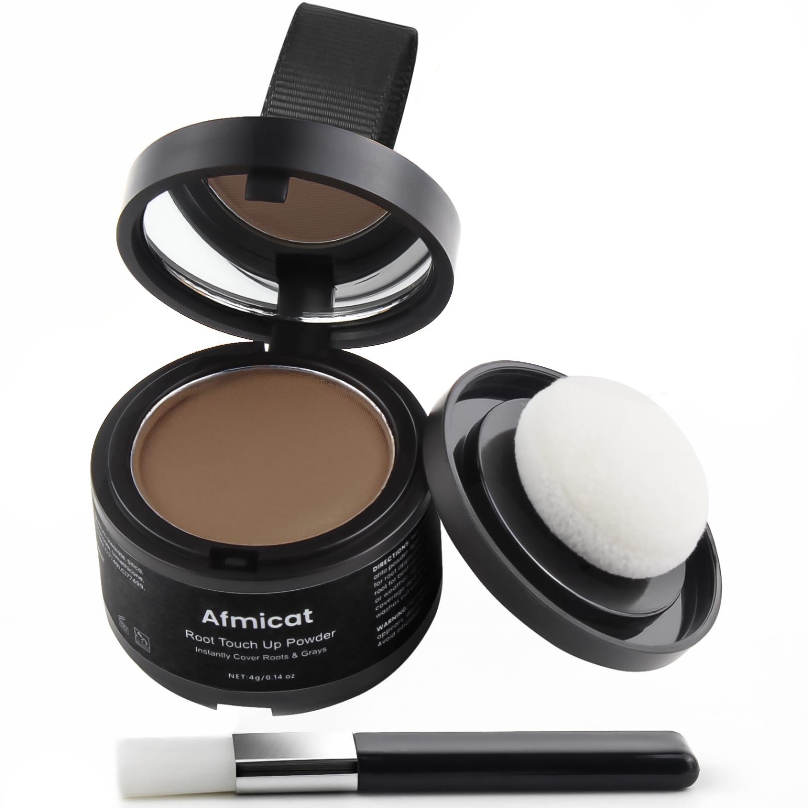 Instant Hairline Powder Root Touch Up Hair Color for Gray Coverage and Thinning Hair Root Cover Up Conceals
