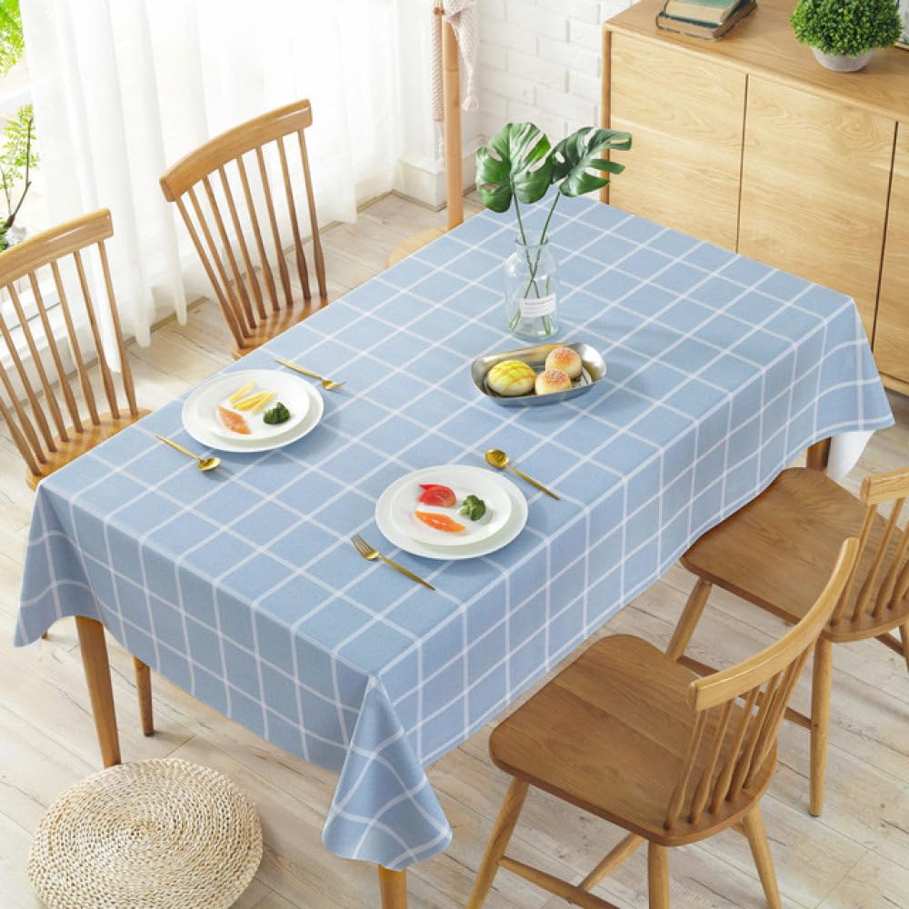 Nappe rectangulaire à carreaux pour sublimer vos repas de fête en cuisine