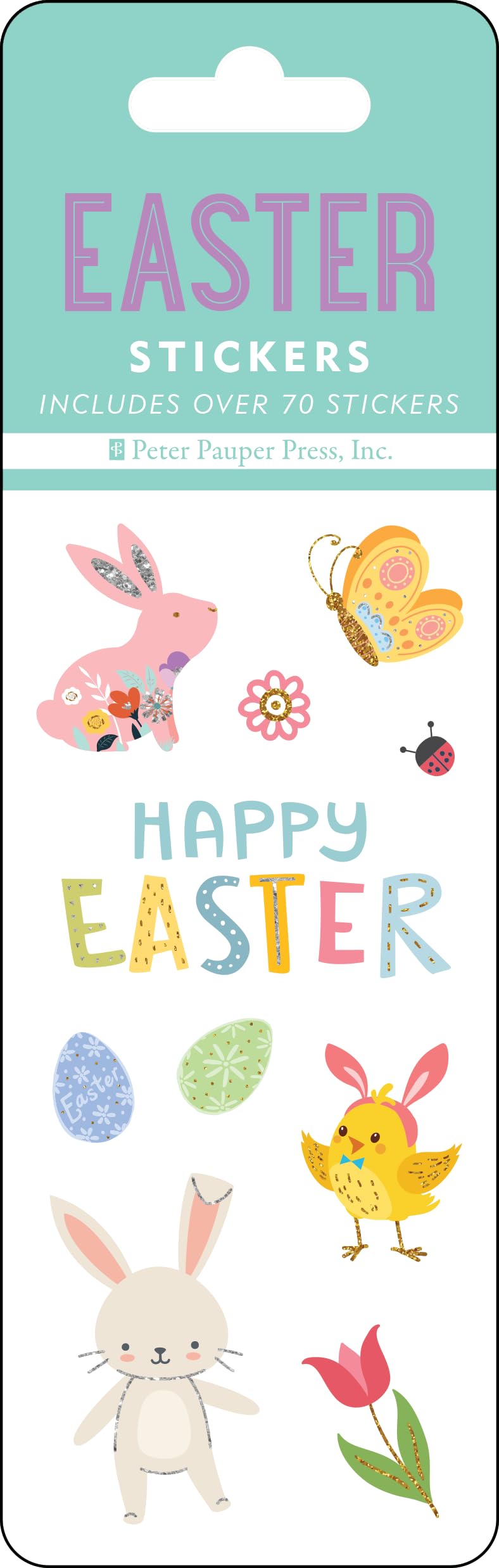 Easter Sticker Set (Over 70 Stickers!), Pastel