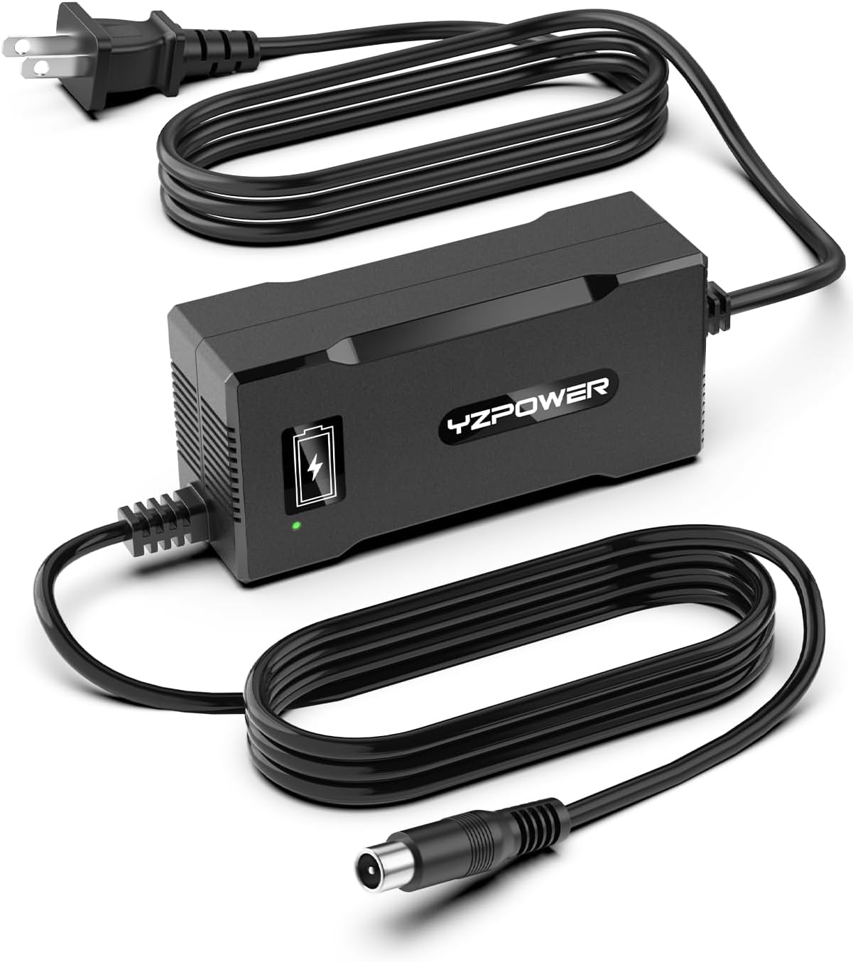 42V 5A Fast Charger for Segway Ninebot MAX G30LP/G30P/ES1/ES2/ES4 & Xiaomi M365 - Compatible with F25/F30/F40, Spin, Skip, Bird, Lime Scooters 36V Li-ion Battery, 8mm Connector